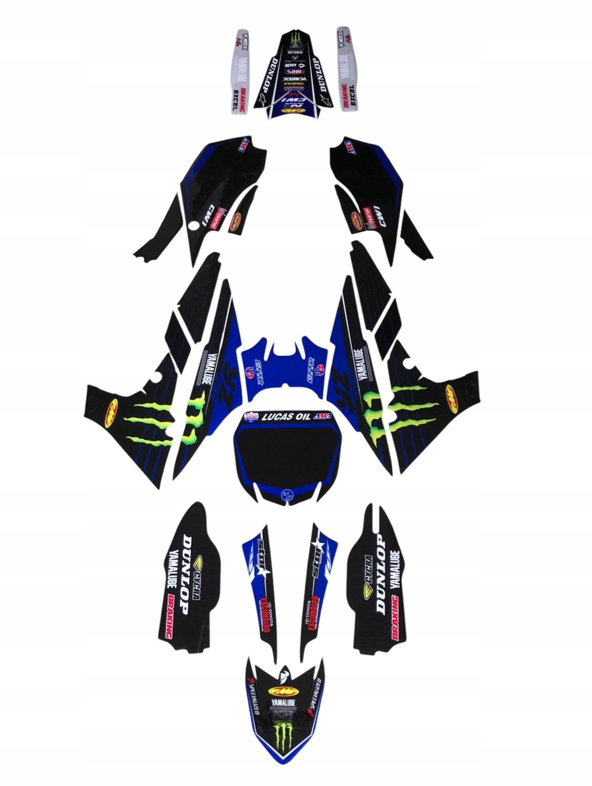 Yamaha Yzf Yz-f 250 19-22 hrubá dyha komplet Cubamoto