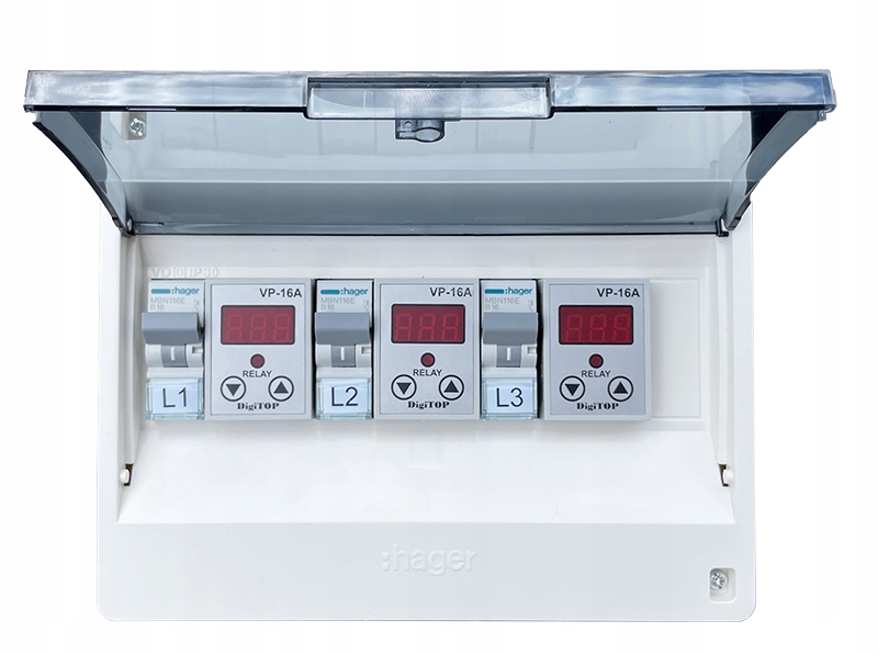 Rozdzielnica 3F3 do obniżania napięcia w sieci Pv