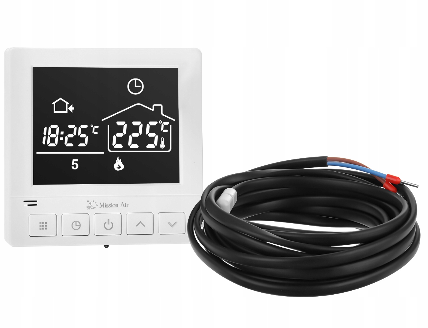 Pokojový programovatelný regulátor teploty Mission Air Taurus bílý