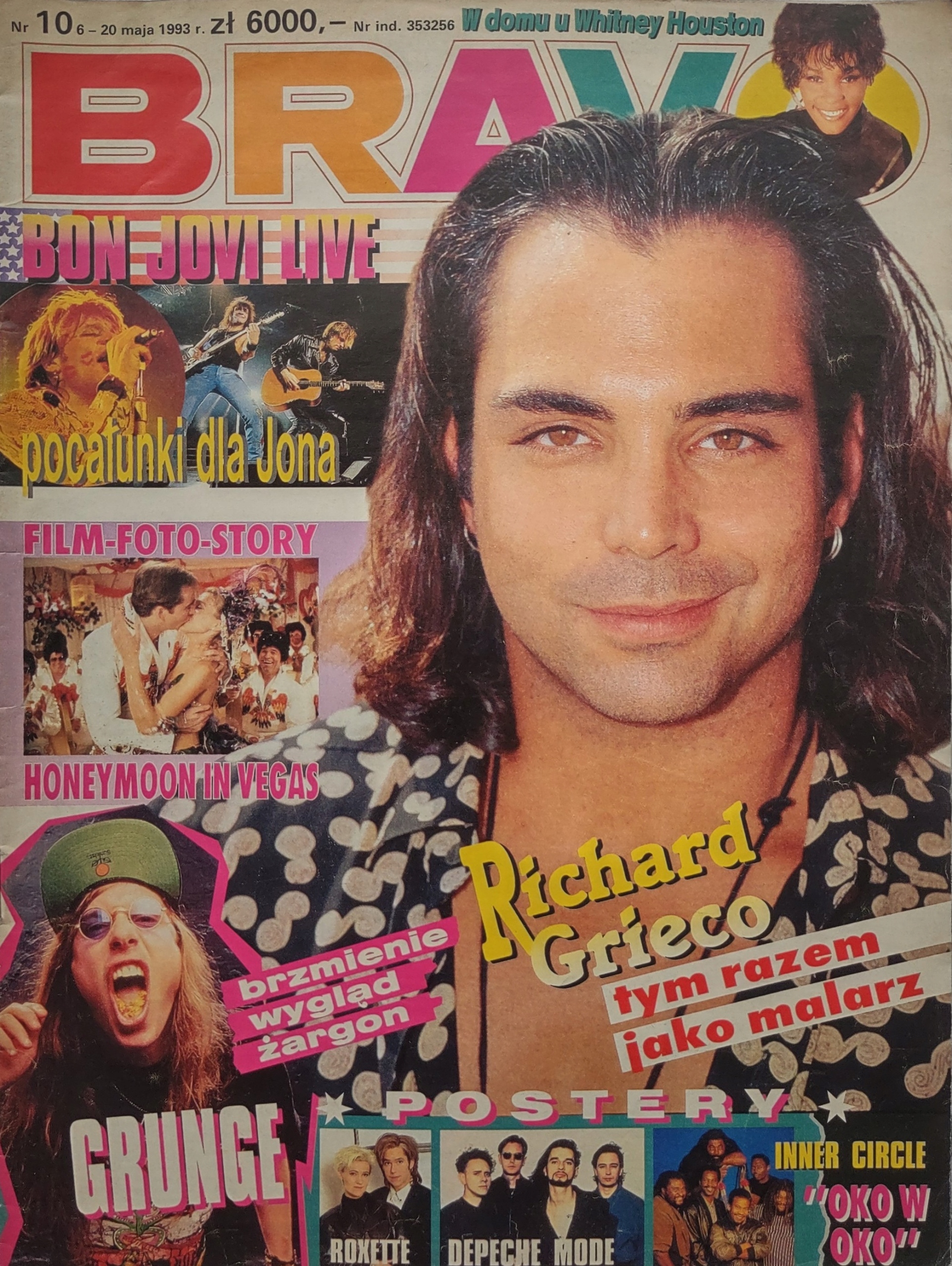 Bravo 10 1993 są plakaty Roxette Depeche mode