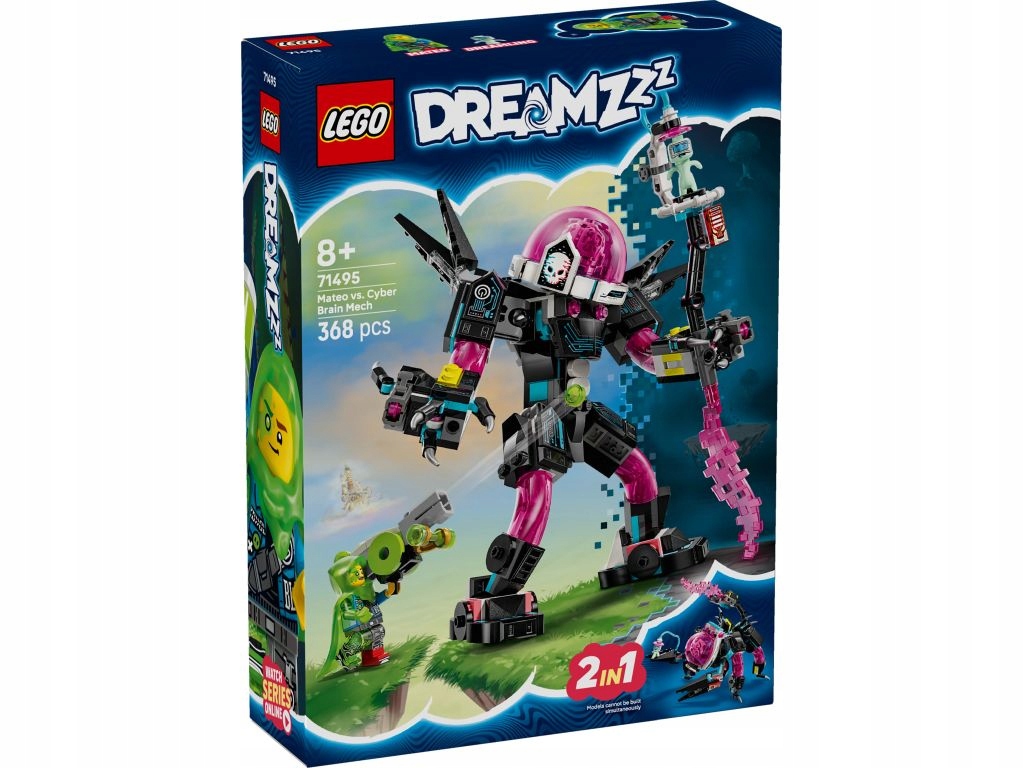 Lego 71495 Dreamzzz Mateo versus mech kybermozku