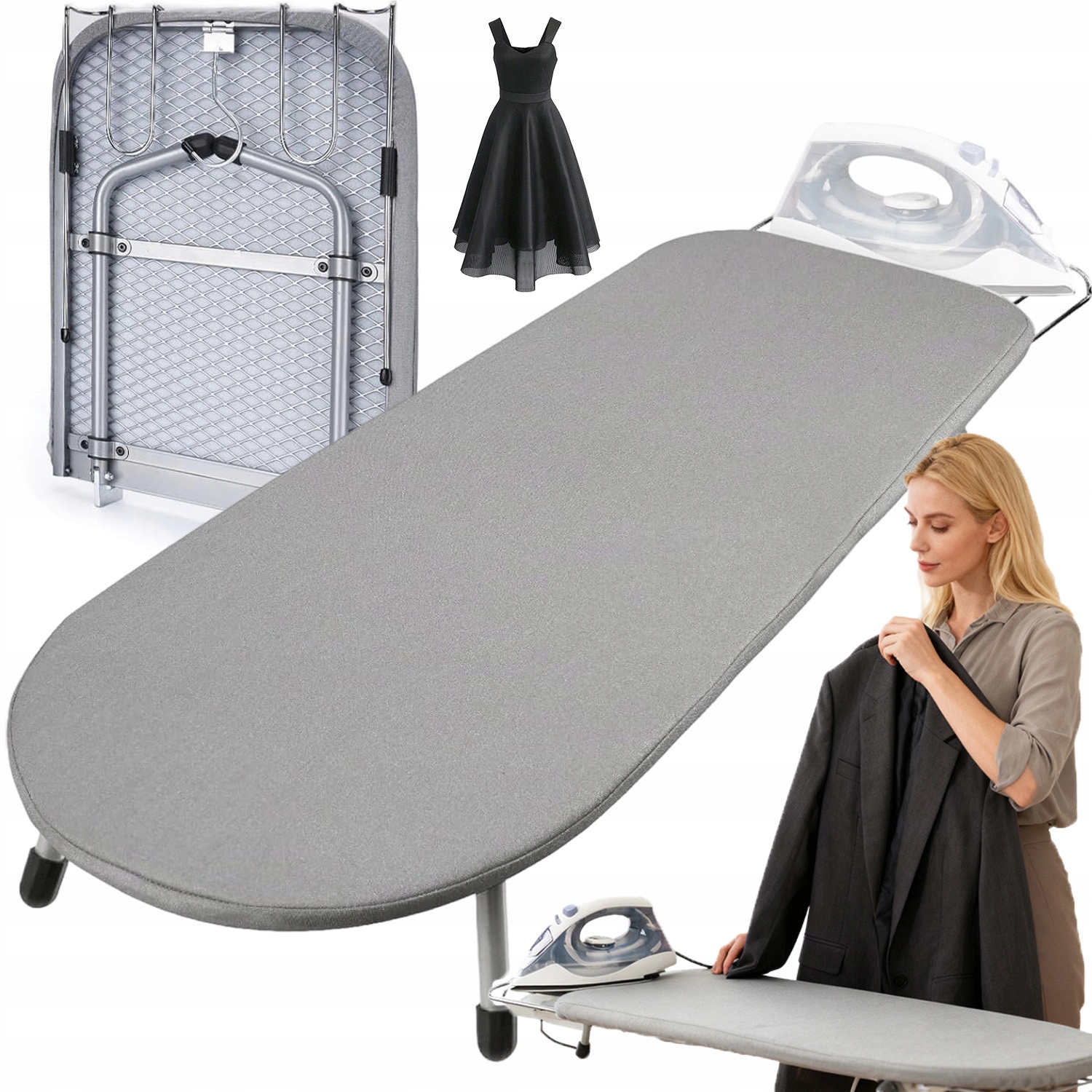 Levně Žehlicí Prkno Standardní 83x31 CM Velký Skládací Držák Na Žehličku