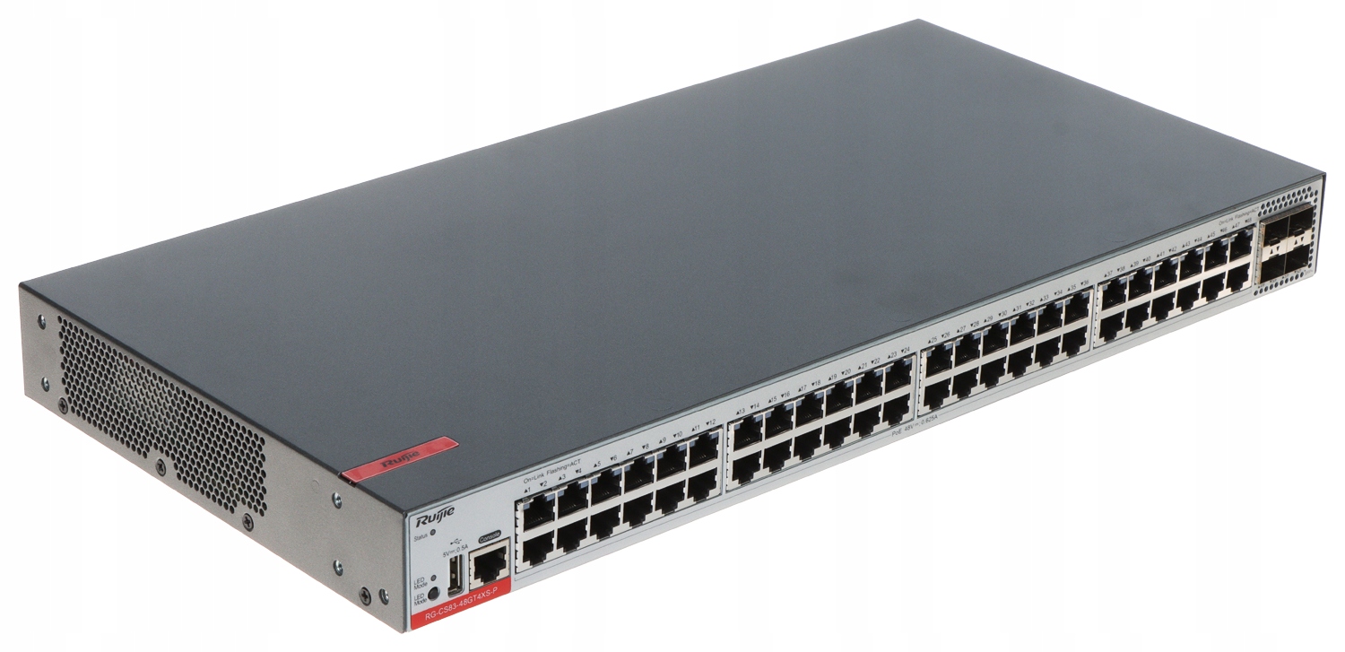 Switch Poe RG-CS83-48GT4XS-P 48-PORTOVÝ 4X Sfp+ Ruijie