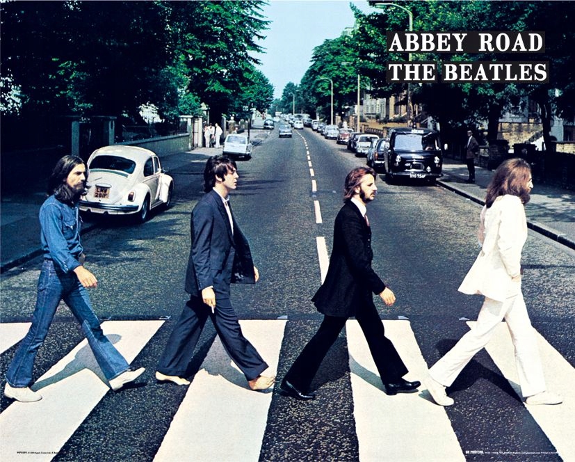 

The Beatles Abbey Road plakat 50x40 cm