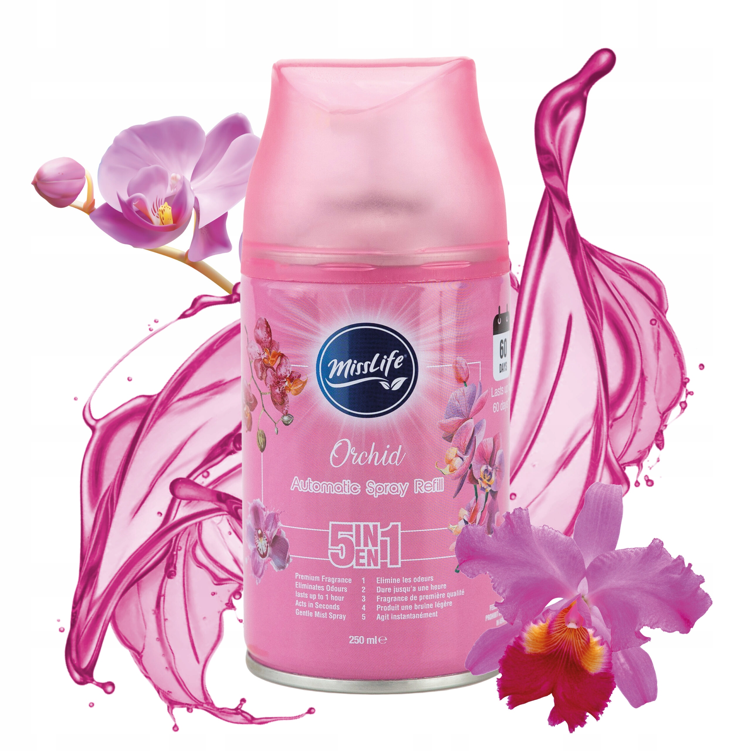 ODŚWIEŻACZ POWIETRZA AUTOMATYCZNY WKŁAD ZAPACH DO DOMU 250 ml 6 szt XL Kod producenta ZAPAS ZAPACHÓW AUTA 250ml ZAPACHOWE zestaw 6