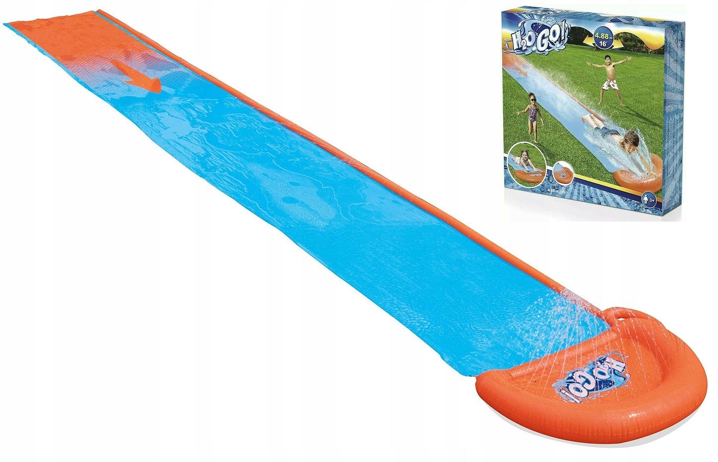 

Ślizgawka Wodna Pojedyncza Ogrodowa 488cm Bestway