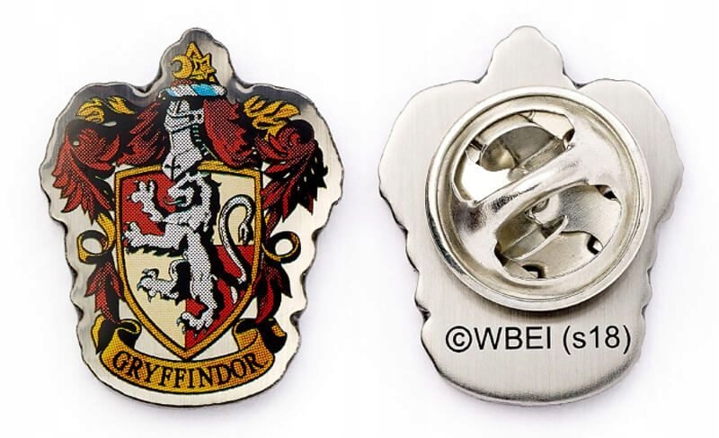 Harry Potter Gryffindor przypinka metalowa