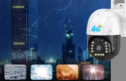 Kamera kompaktowa (box) IP QWQE V380-4 3 Mpx Czułość 0.01 lx