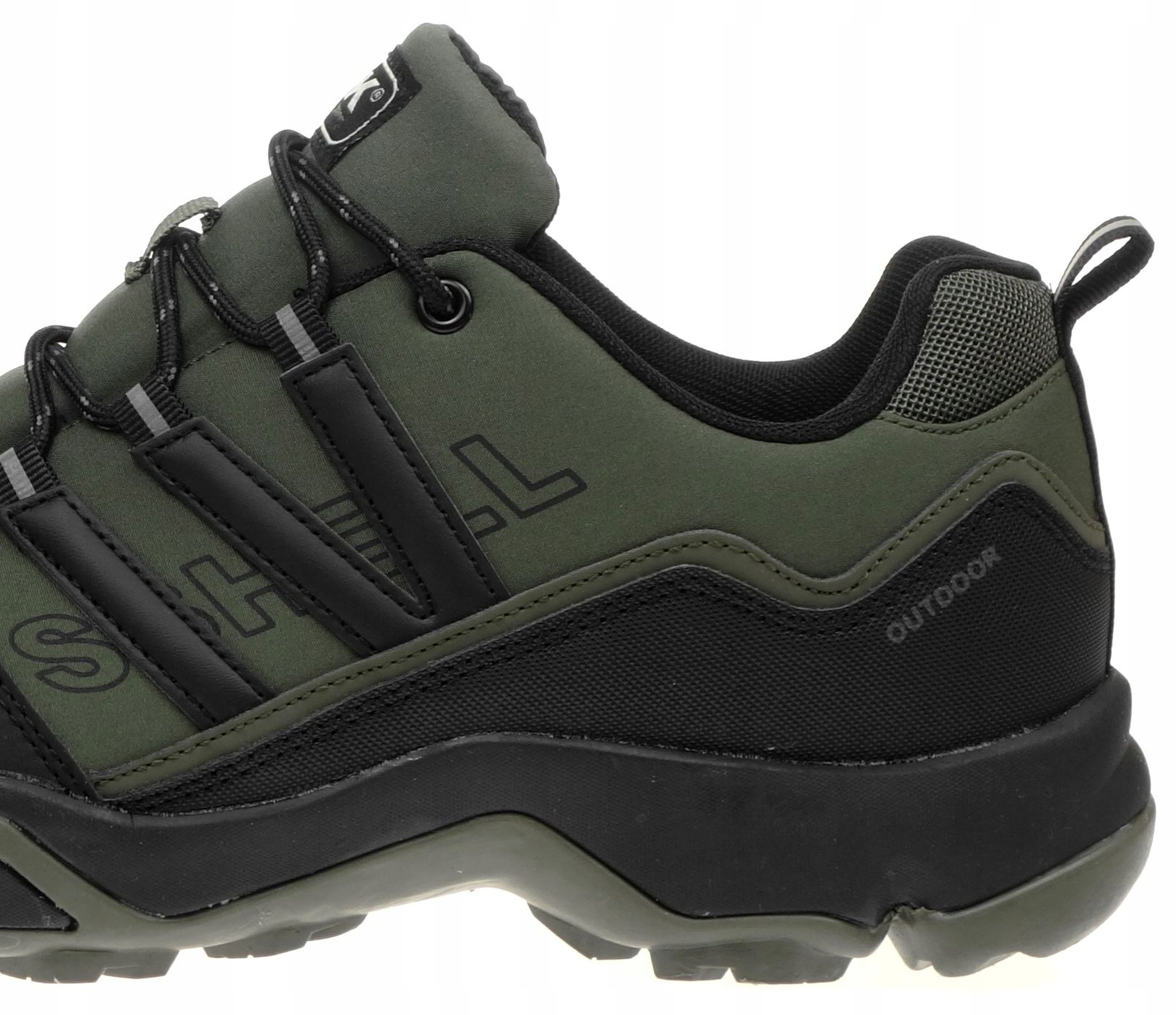 Buty Męskie Trekkingowe DK SPIRIT SoftShell OUTDOOR VB17331 KHAKI 45 Odcień khaki