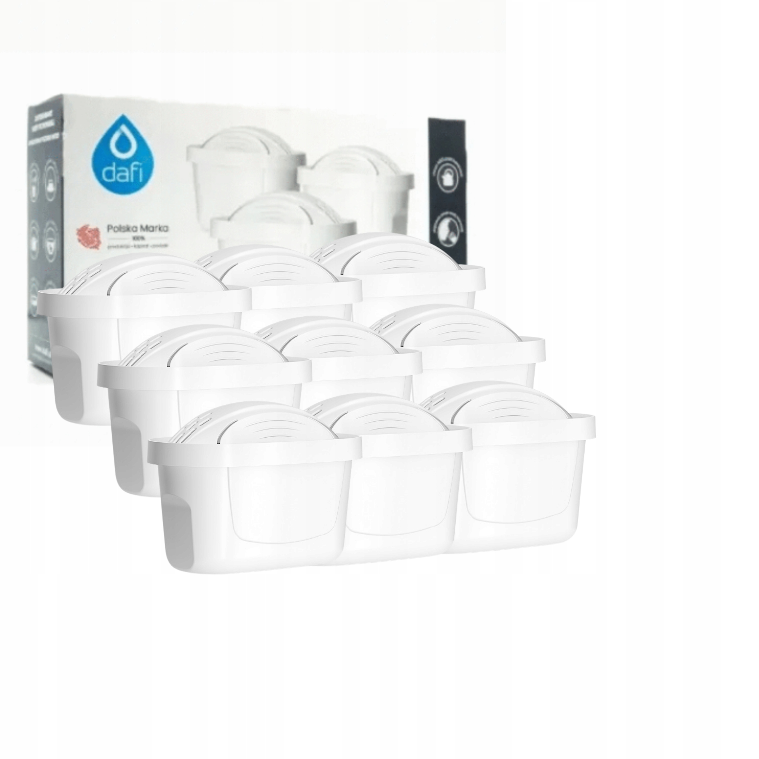 

9x Filtr Wody Dafi Perfectline Zamienik Brita