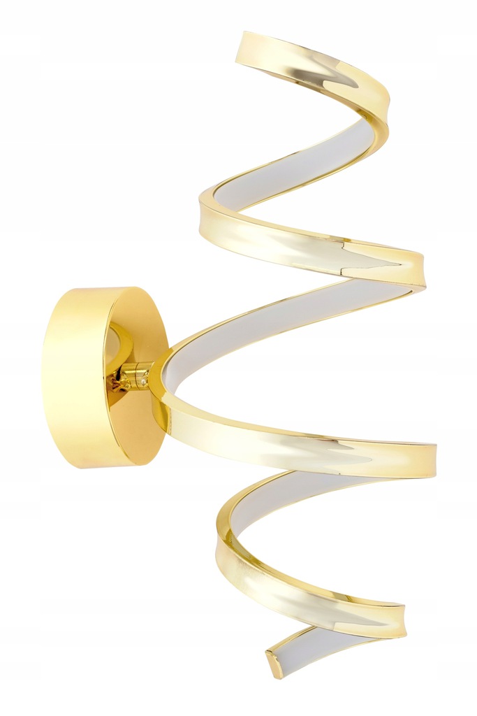 

Lampa Kinkiet Ścienny Spirala Led Spring Złoty