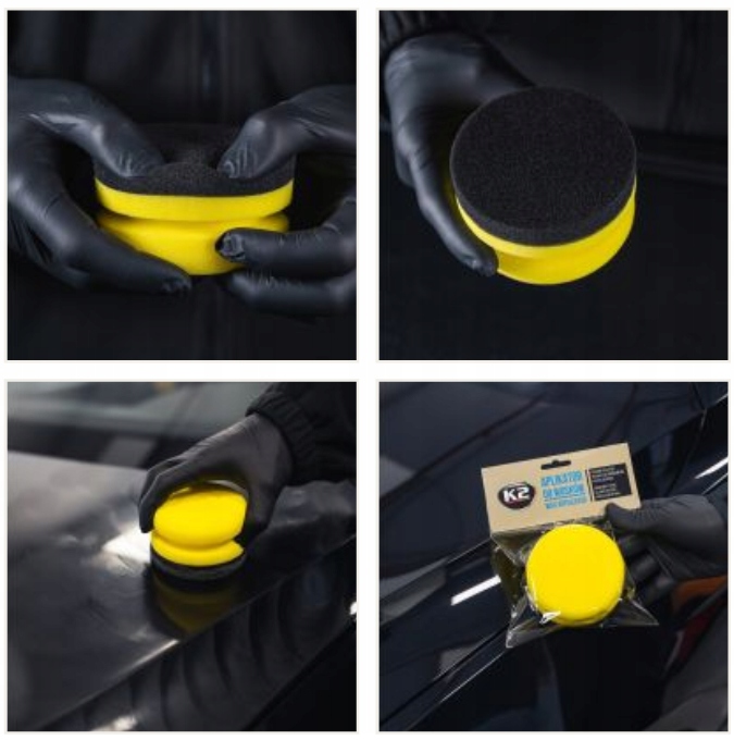 Piankowy aplikator K2: Dwuwarstwowy, ergonomiczny, idealny do wosku i dress