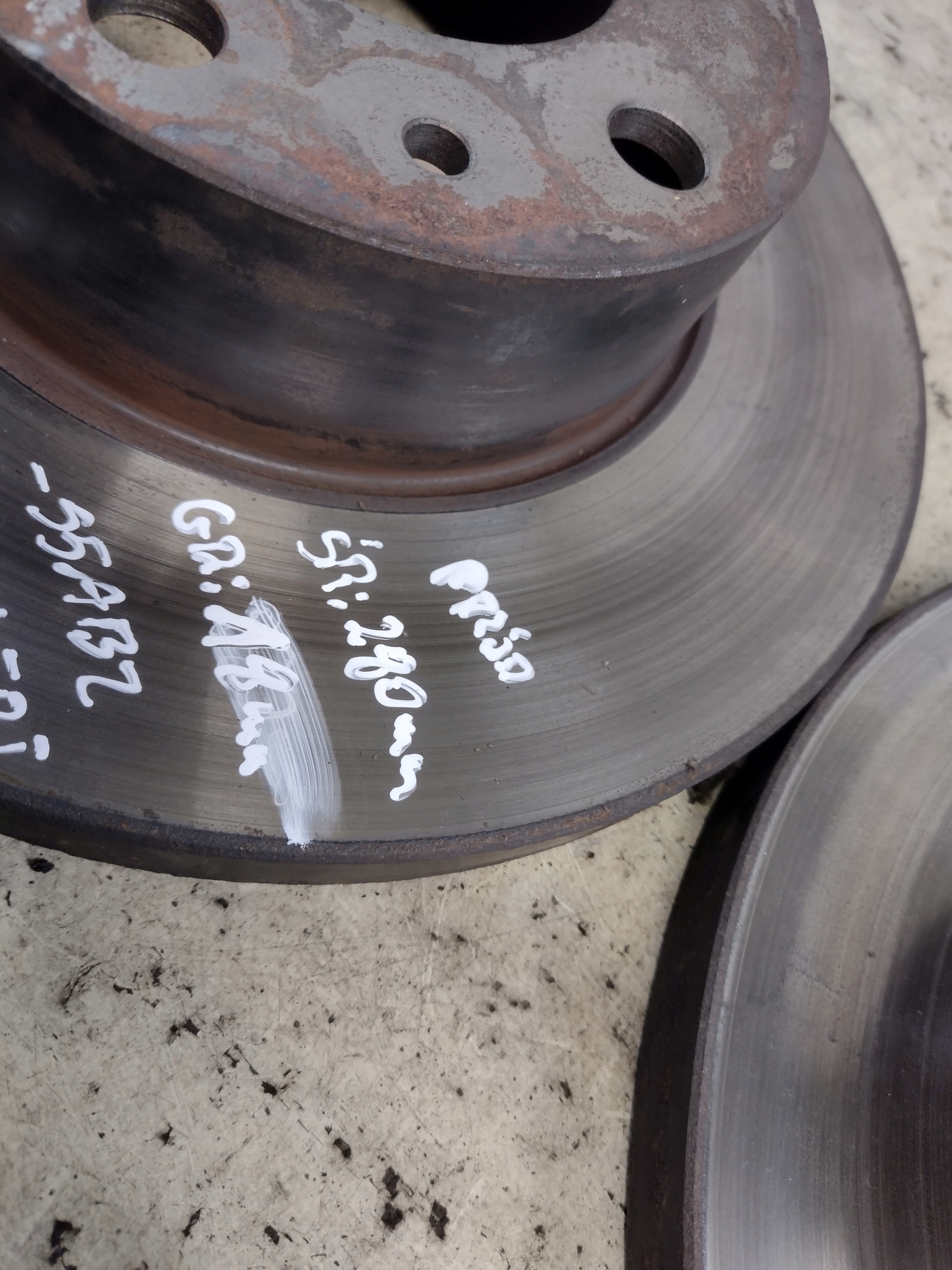 discs brake front Peugeot Partner and 1 2,5D 280mm