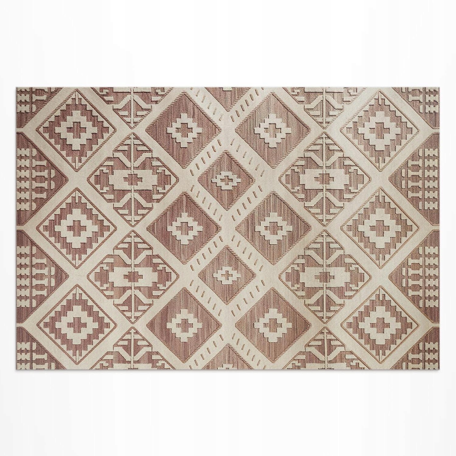 Vinylový Koberec na balkon Geometrické kompozice v aztéckém stylu 60 x 90 cm