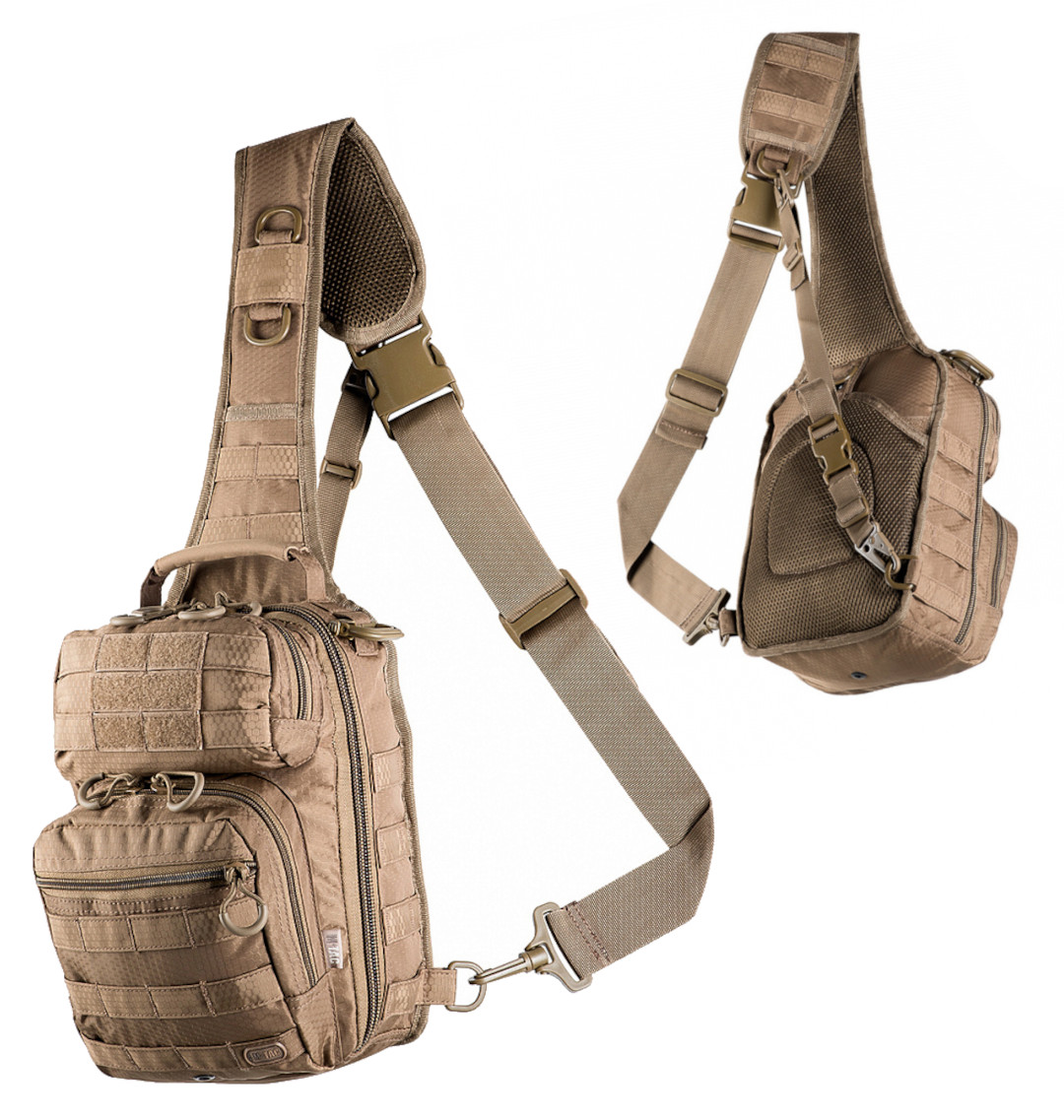 Plecak Na Jedno Ramię Crossbody Sling Pack Torba Taktyczna Coyote M-Tac