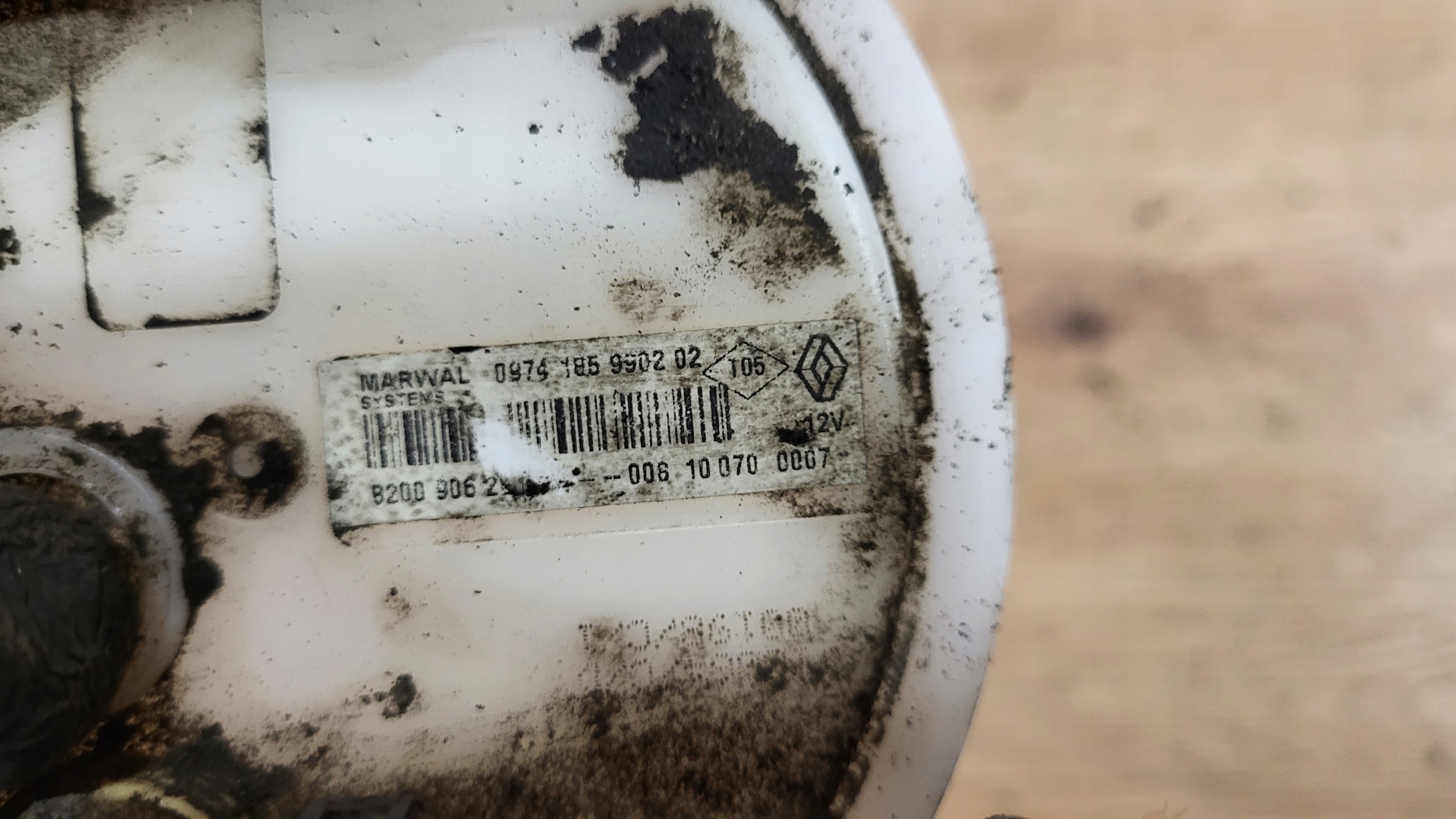 PŁYWAK PALIWA CZUJNIK RENAULT CLIO III 3 HB 3D LIFT 1,5 DCI Typ samochodu Samochody osobowe