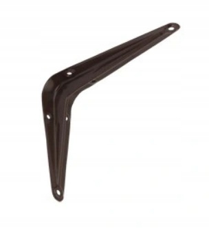 

Kątownik Wspornik Pod Półkę Półki 100x125 mm Brąz