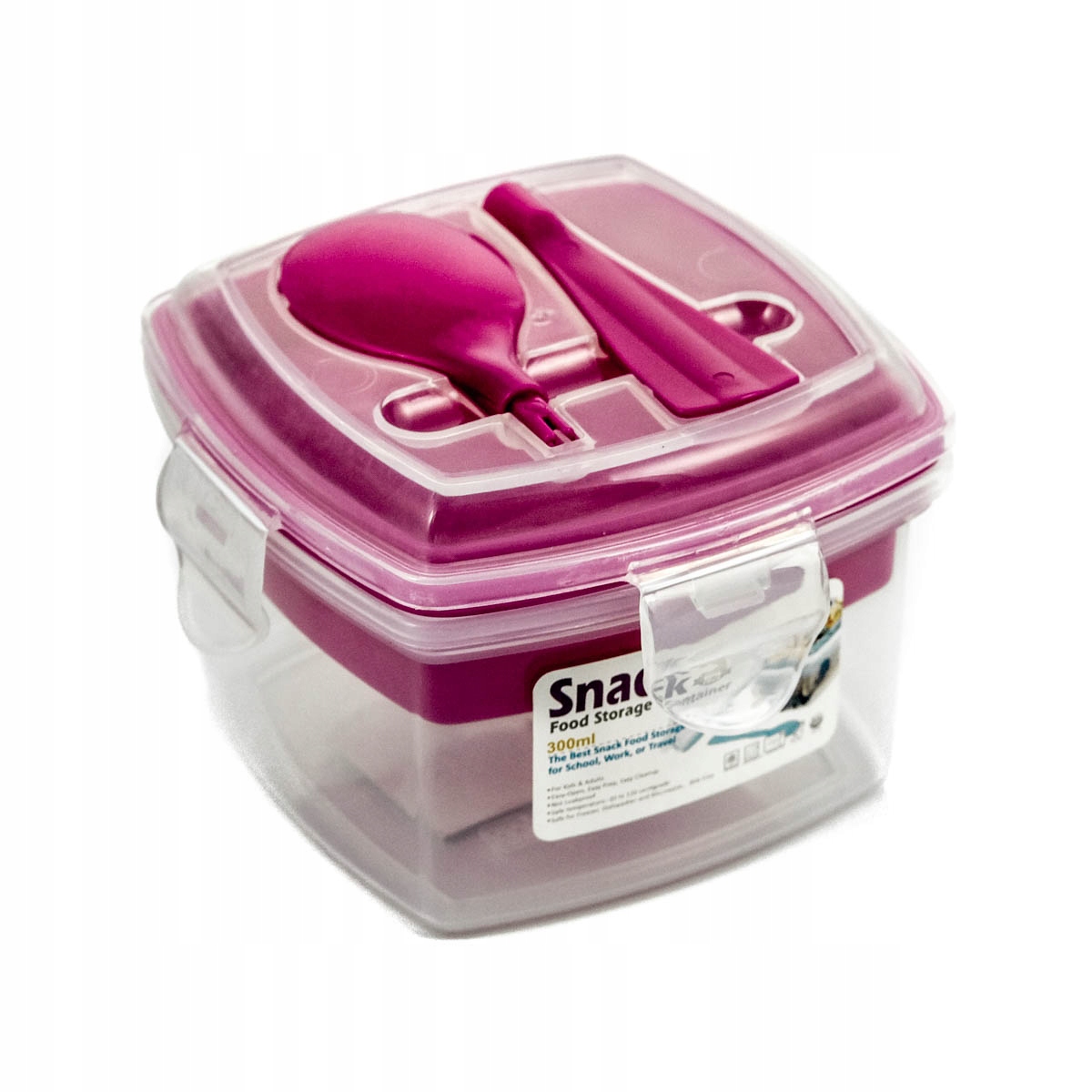 

Pojemnik Na Śniadanie Box Lunch Przekąska Kwadrat