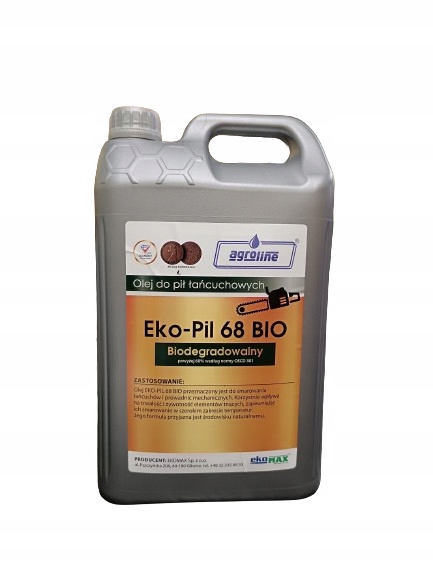 Olej Na Mazání Řetězových Pil Biologicky Rozložitelný 5 L Eko-pil German