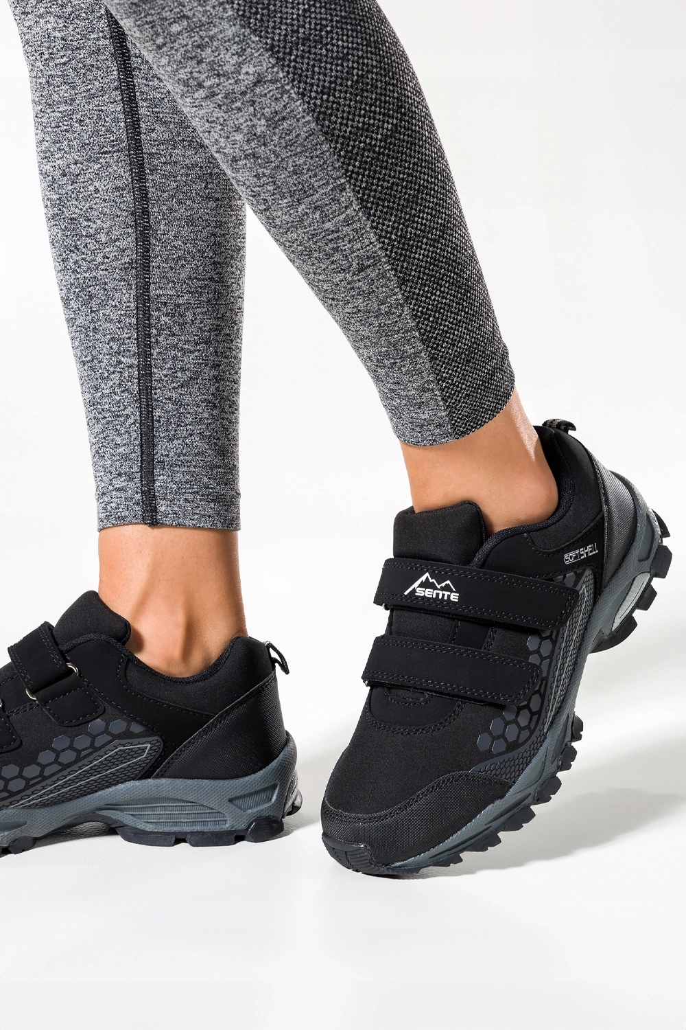 BUTY TREKKINGOWE DAMSKIE GÓRSKIE TURYSTYCZNE SPORTOWE SOFTSHELL LEKKIE r 41 Oryginalne opakowanie producenta pudełko