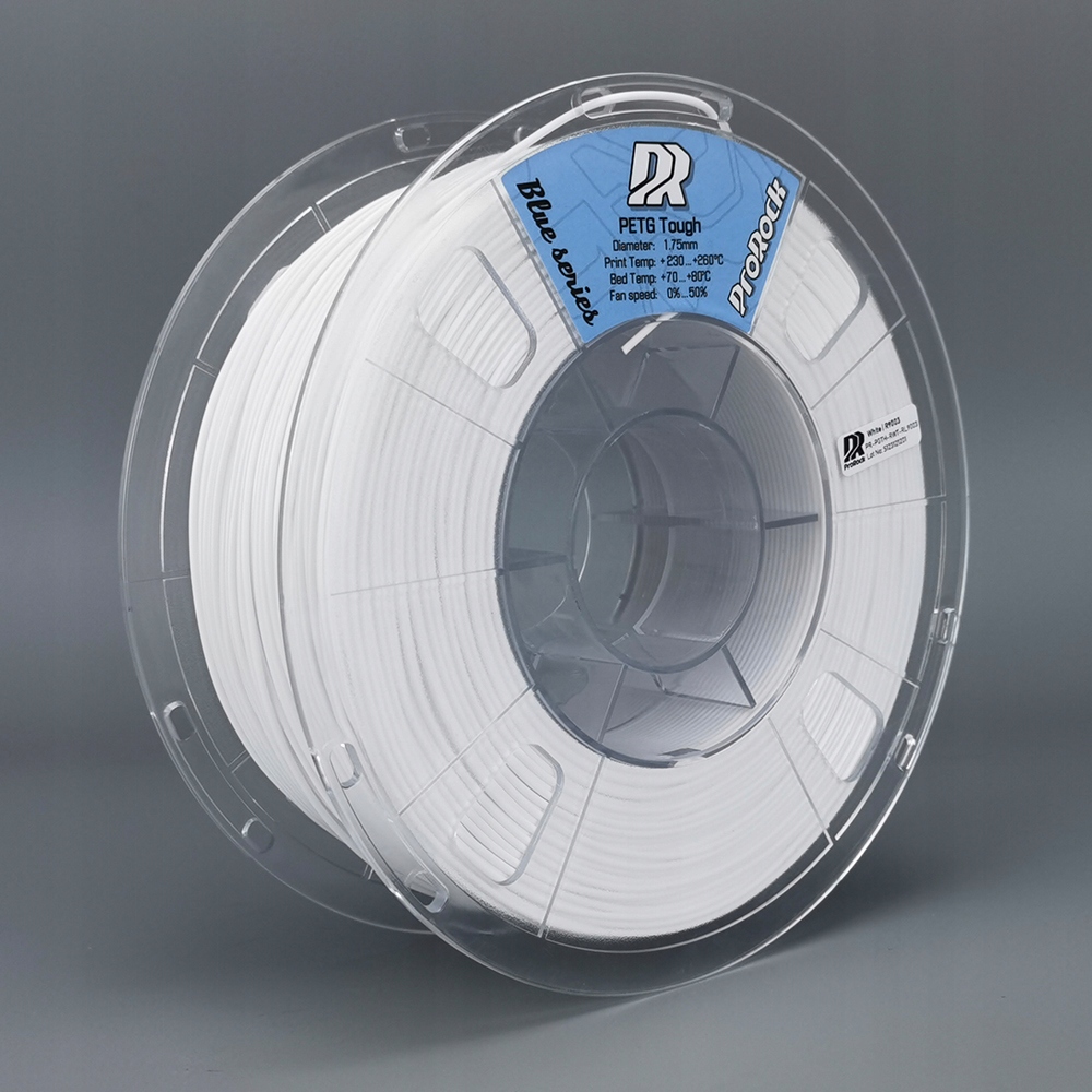 ProRock filament Petg Tough biały RAL9003 1.75mm 1000g