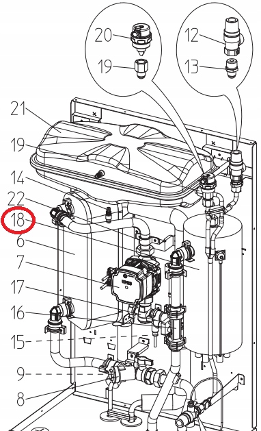 496762 S70C31441 Ohřívač 9 kW 3 fáze Mitsubishi