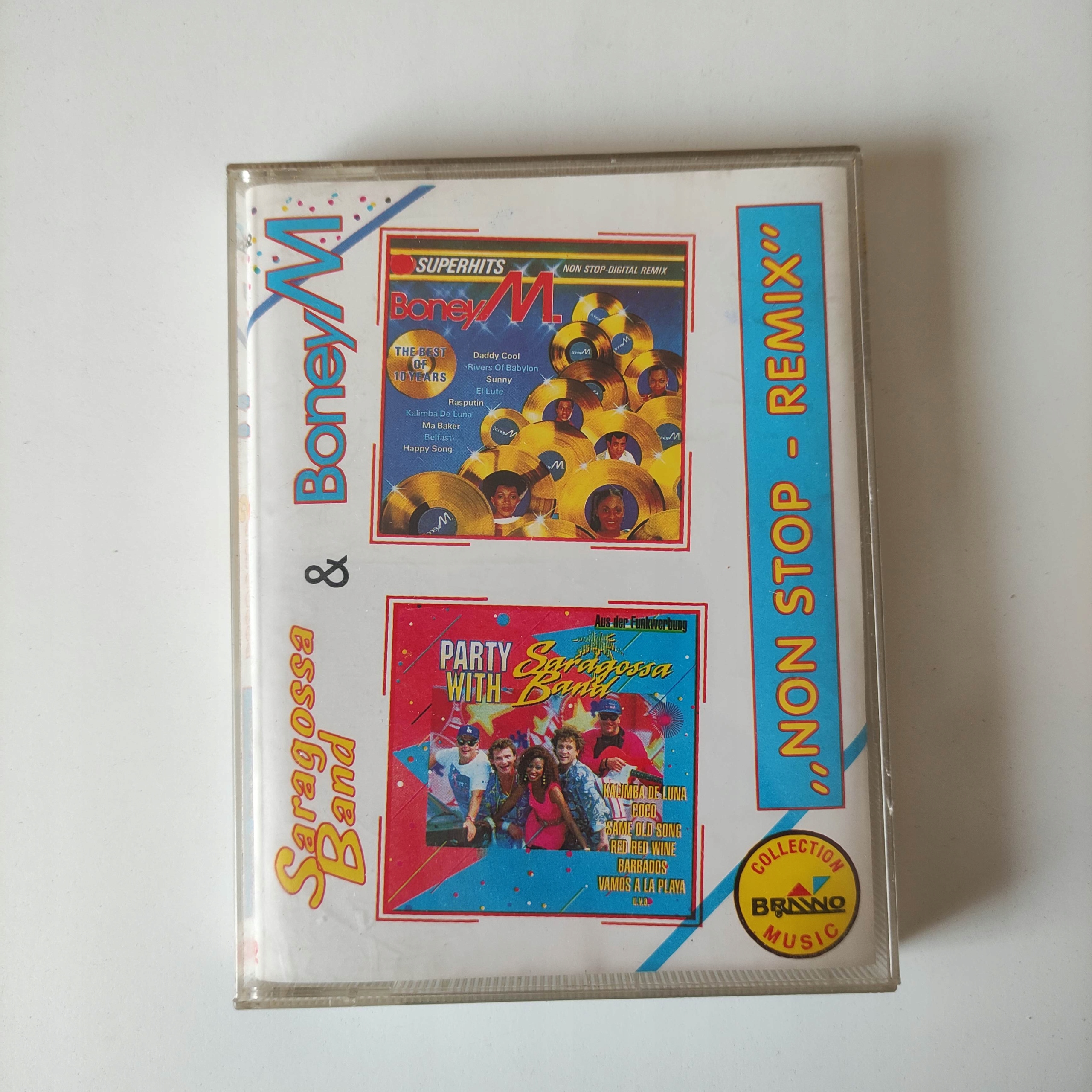 SARAGOSSA BAND - BONEY M - REMIX- 2x KASETA -