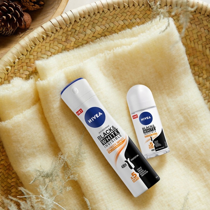 NIVEA BLACK & WHITE INVISIBLE ULTIMATE IMPACT ANTYPERSPIRANT W KULCE 50 ML Kod producenta 42397649