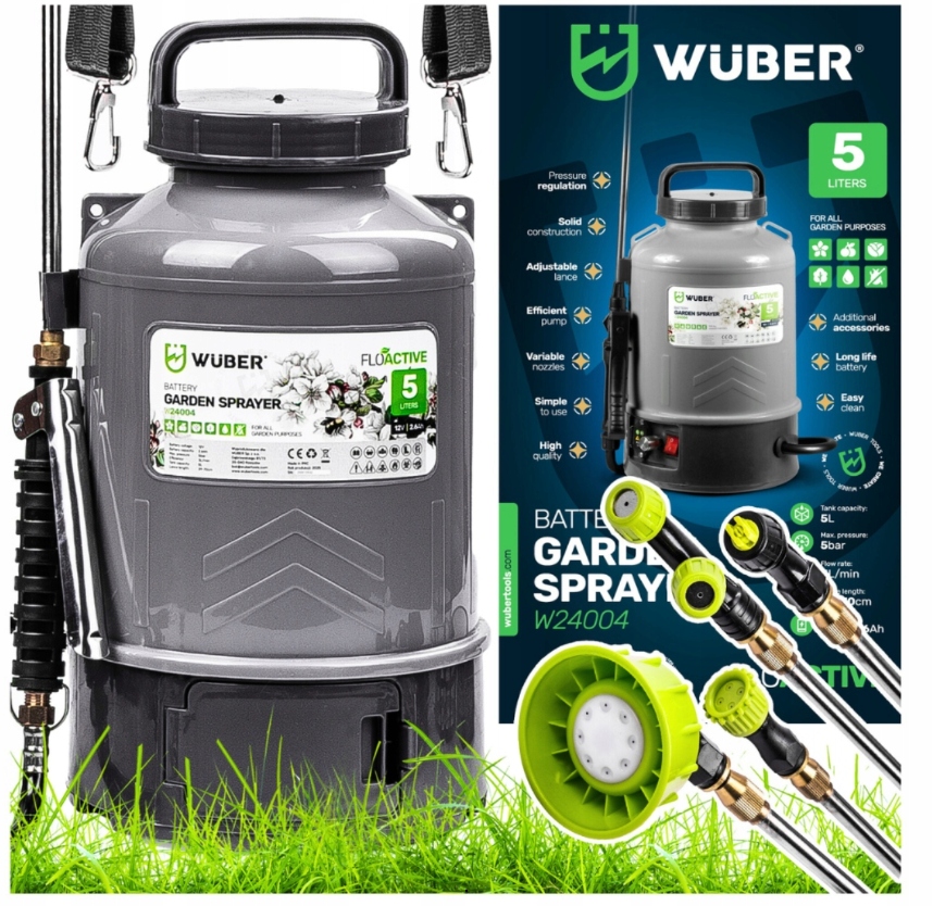 Akumulátorový postrekovač Wuber 5 l