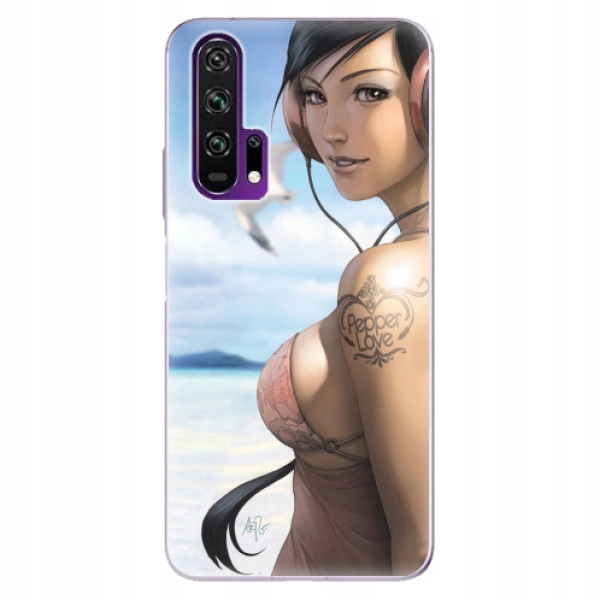Silikonowe etui iSaprio Girl 02 do Honor 20 Pro