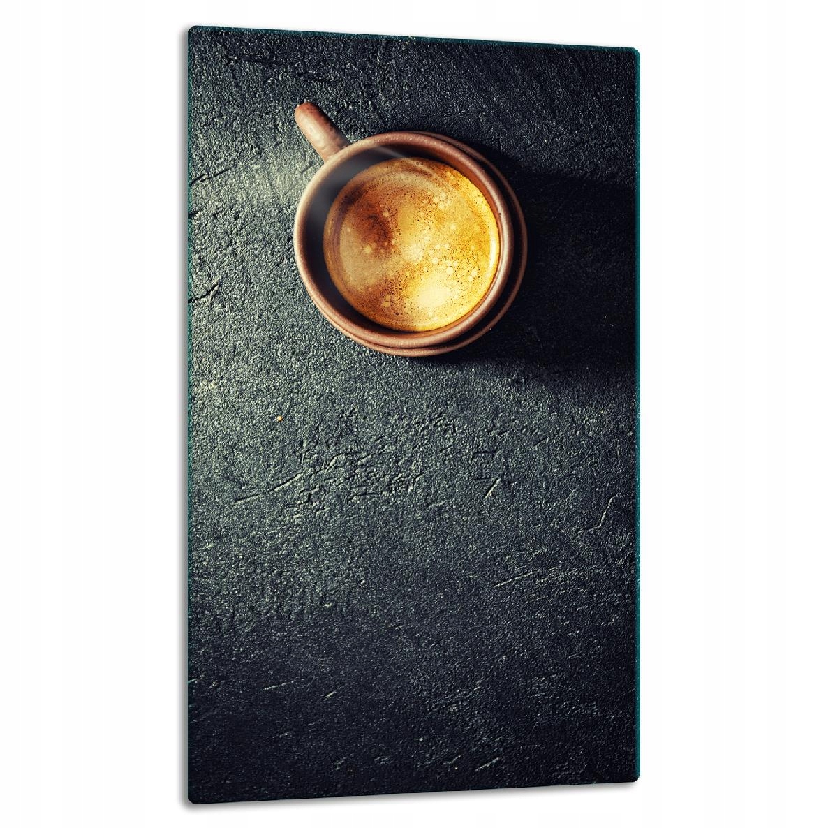 7v1 Skleněná Deska Panel Deska 30x52 Káva
