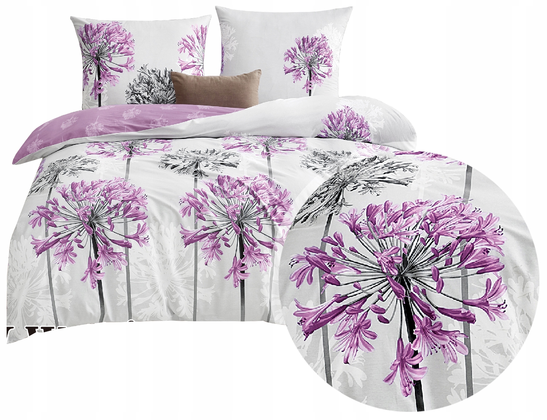 Pościel 200x220 Elway 100% Bawełna Komplet Pościeli Satynowej Nowe