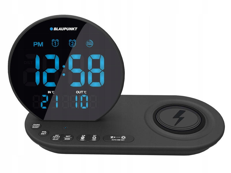 RADIOBUDZIK BLAUPUNKT CR85BK-ŁADOWARKA INDUKCYJNA