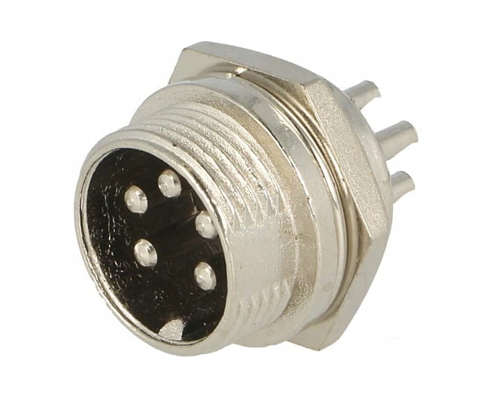 WMIC335-WP Wtyk mikrofonowy na panel (złacze męskie) 5pin