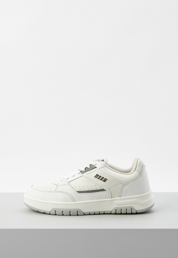 Msgm kožené tenisky bílá barva 3740MS604 886 vel 41