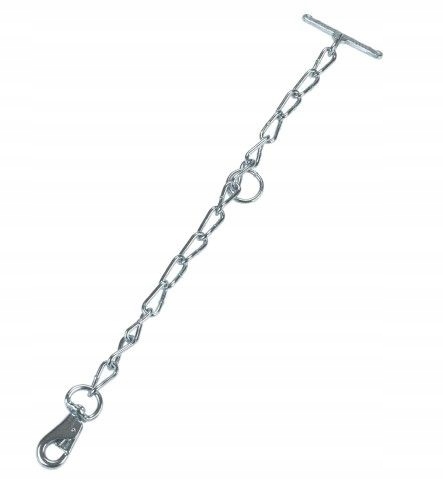 

Łańcuch do obroży z karabińczykiem, 63 cm x 5 mm