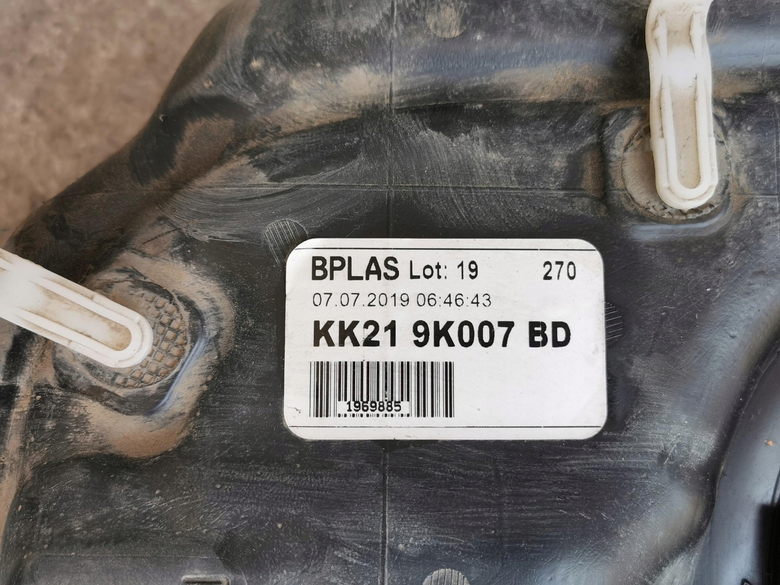 serbatoio Serbatoio carburante FORD CUSTOM e LIFT KK219K007BD