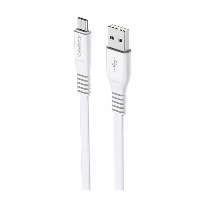 

Borofone Kabel Usb - micro Usb płaski 1 metr