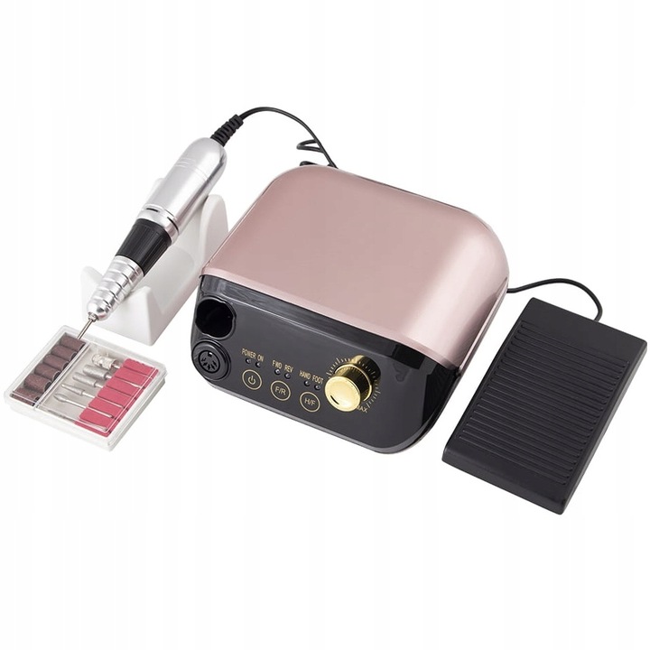 Frezarka do paznokci M1 Lux 45W zestaw z frezami Cosmetics Zone