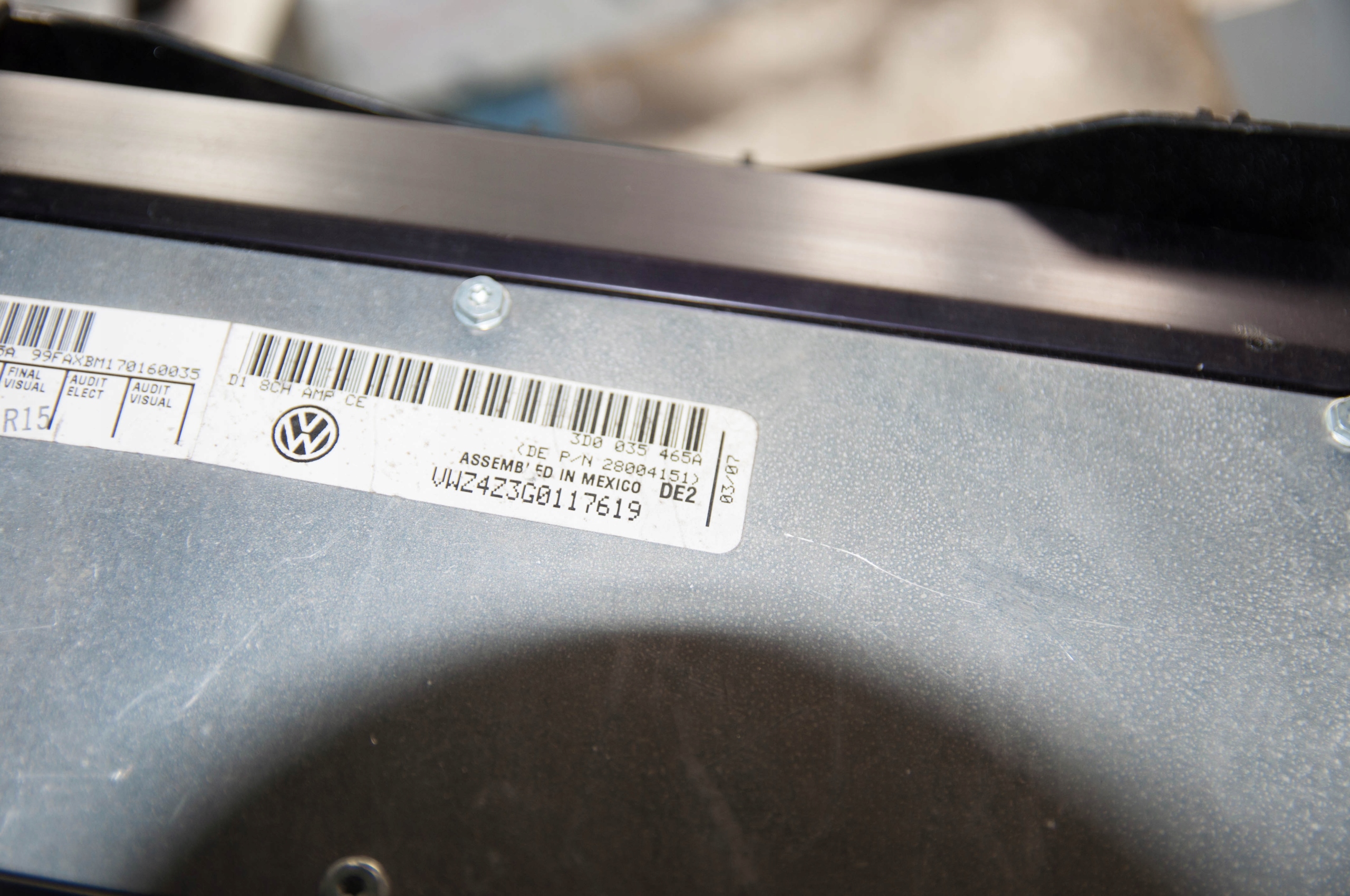 amplifier module RADIA VW PHAETON 3D0035465A