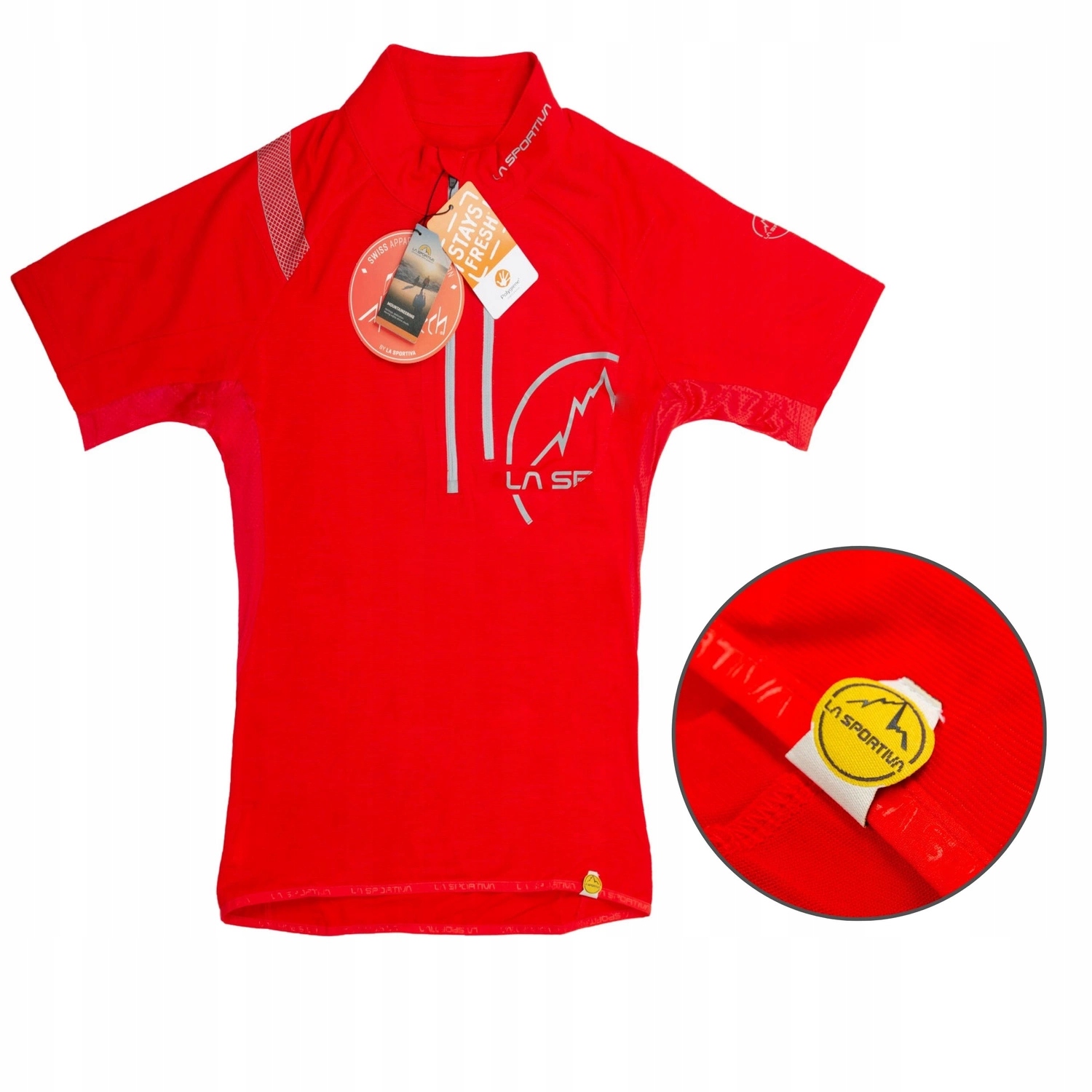 Pánské tričko La Sportiva trekingové sportovní červené technické vel. S