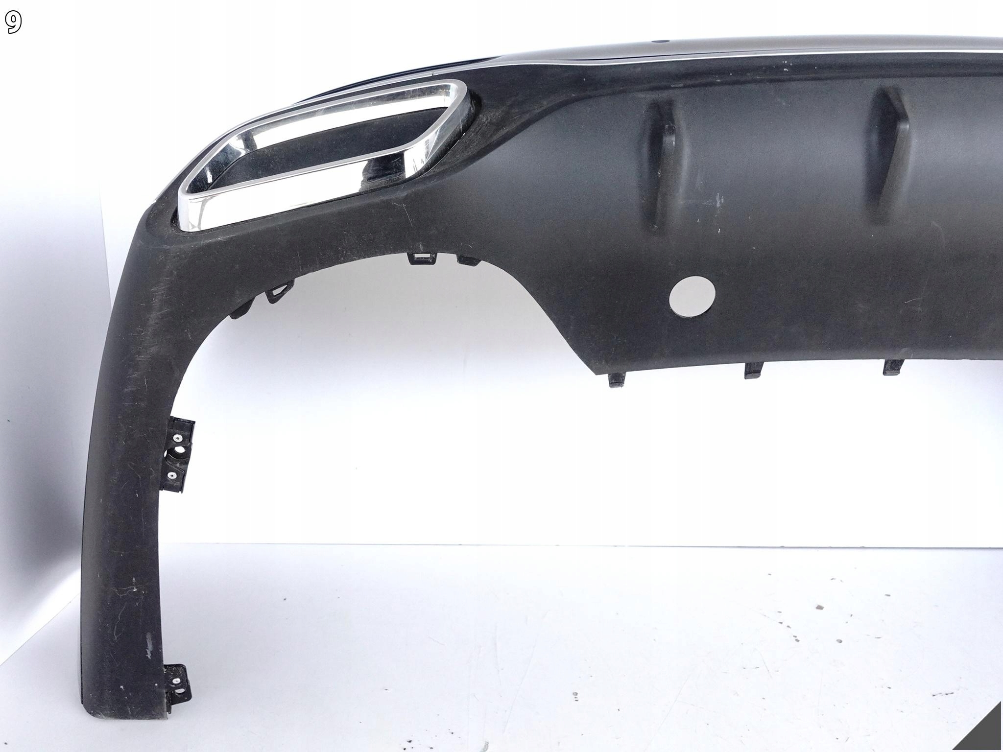 MERCEDES C-KLASA W206 sedan AMG 21- bumper rear part + diffuser ODBLASKI (6xPDC)