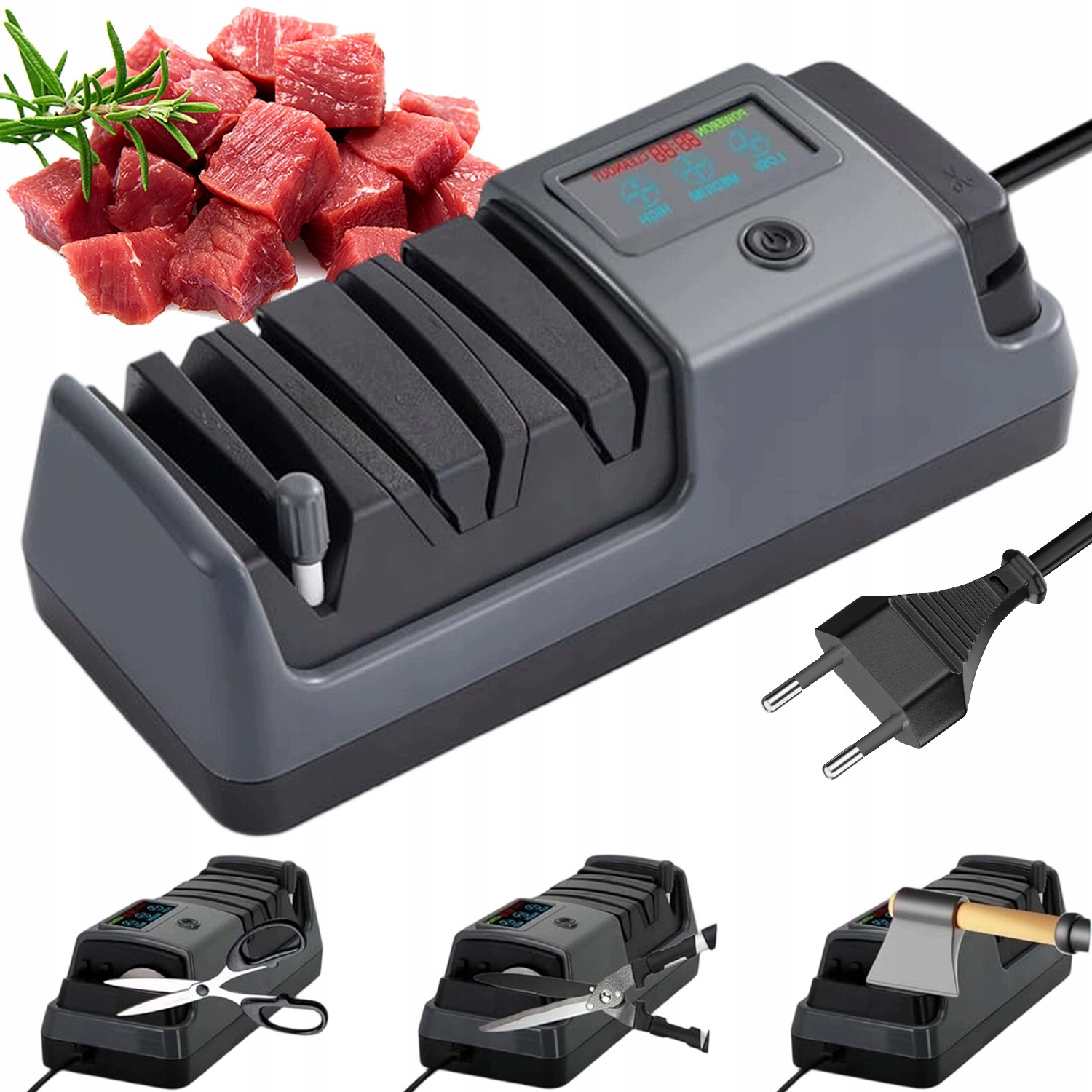 Elektrický Brousek S 3-STUPŇOVOU Regulací Pro Různé Nože