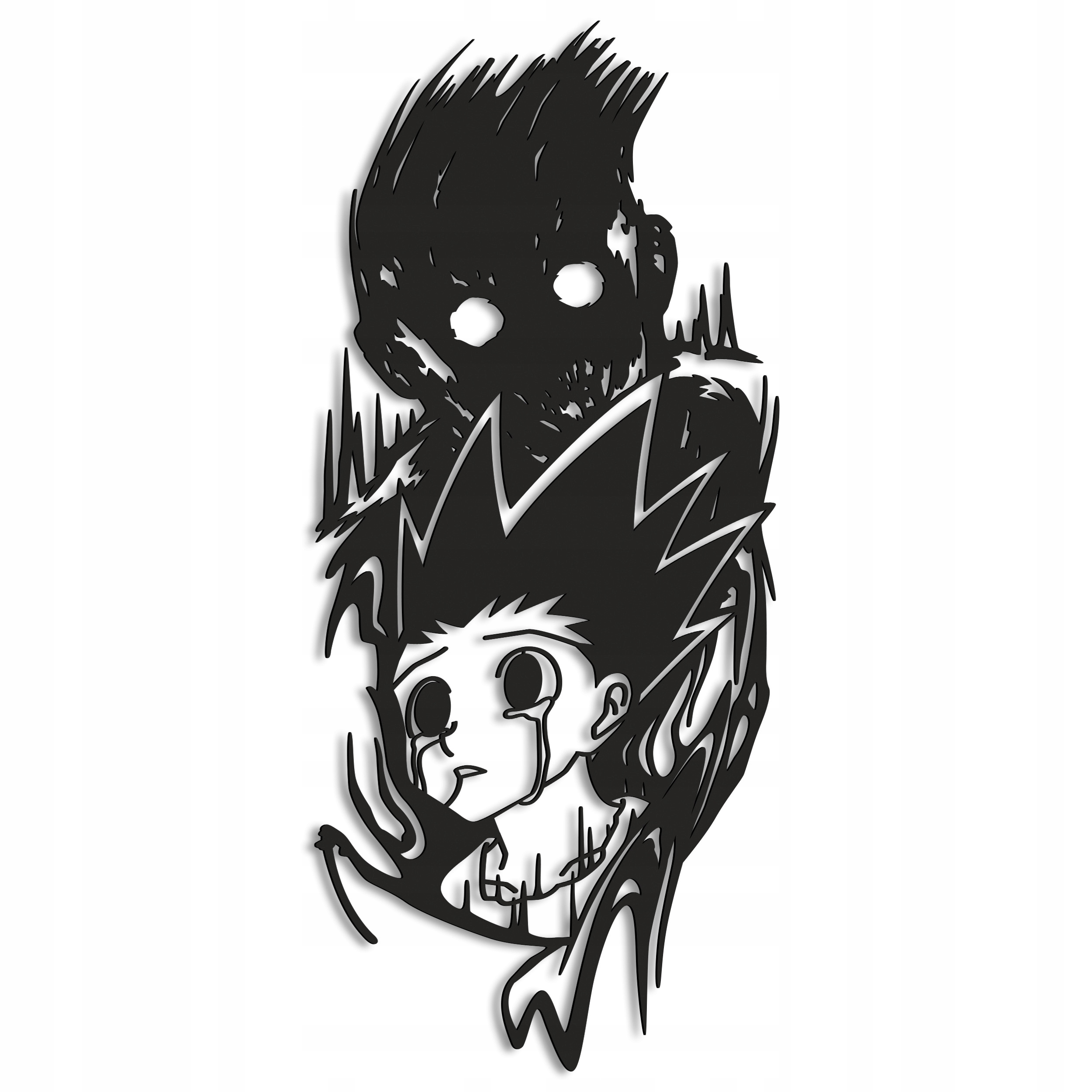 Dřevěný 3D obraz Anime Hunter X Hunter Gon Nástěnná Dekorace Dárek