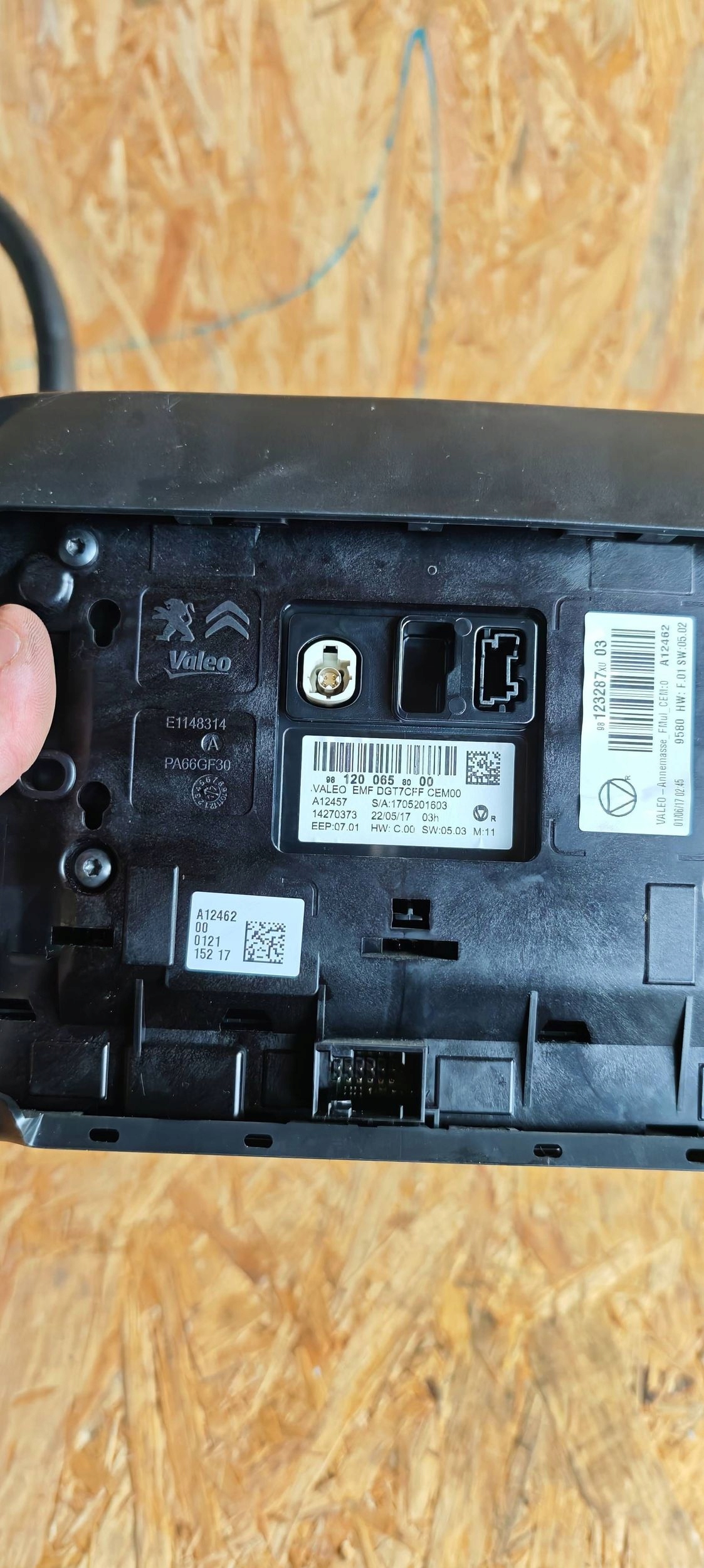 display Citroen C3 9812006580