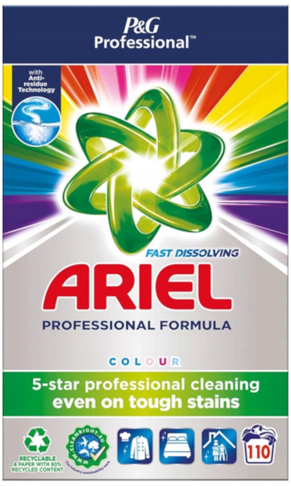 Levně Prášek na barevné prádlo Ariel 7,15 kg