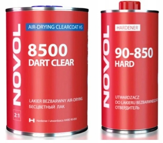

Novol 8500 Lakier Bezbarwny Dart 1L 0,5L Utw