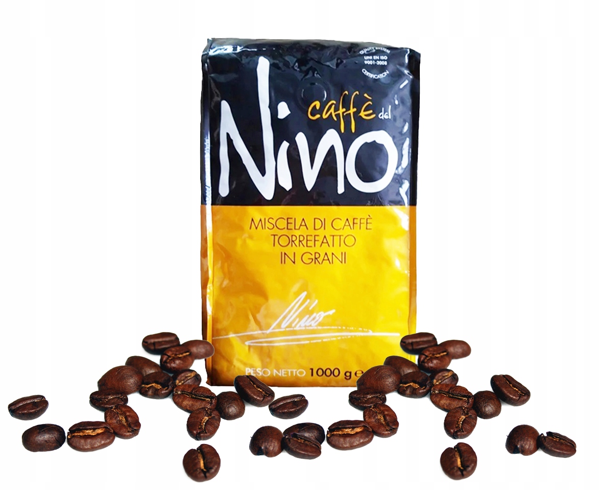 Káva zrnková Nino 1 kg pražená káva z Itálie 1000 g