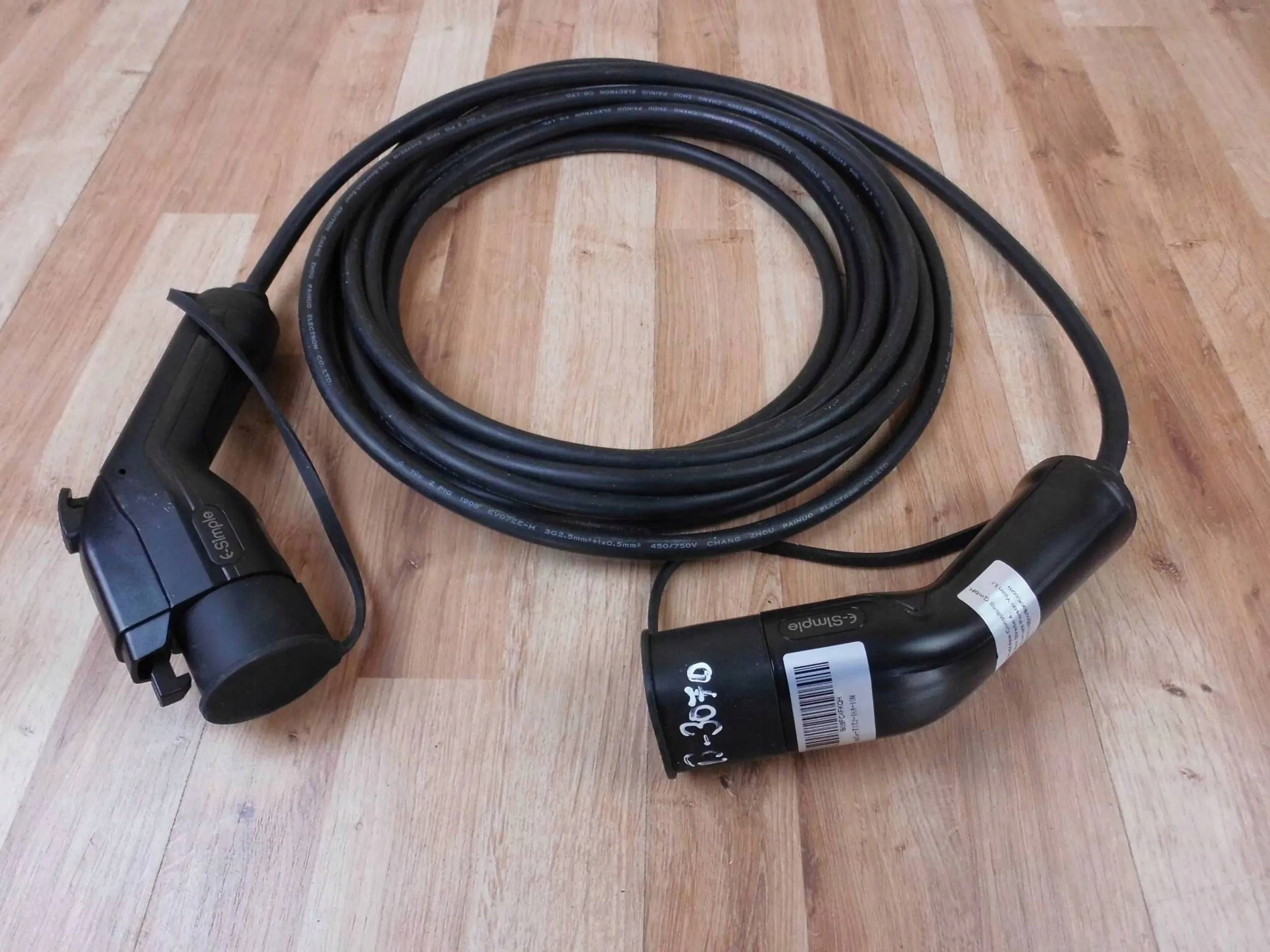 Nissan Leaf II ZE1 kabel do ladowania prijenos E-SIMPLE TYPE1 TYPE2 10M