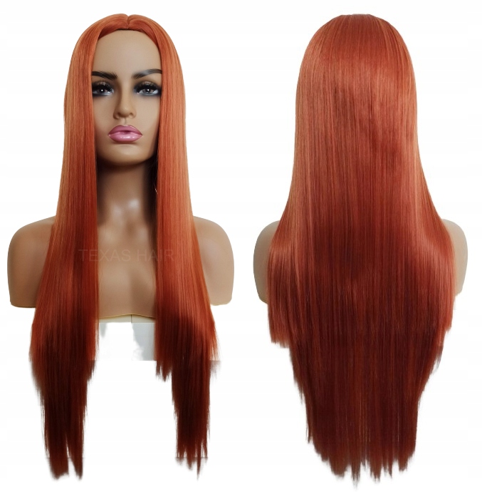 Paruka rudá, rudá, rudá, rovná, Matná čepice Bonus